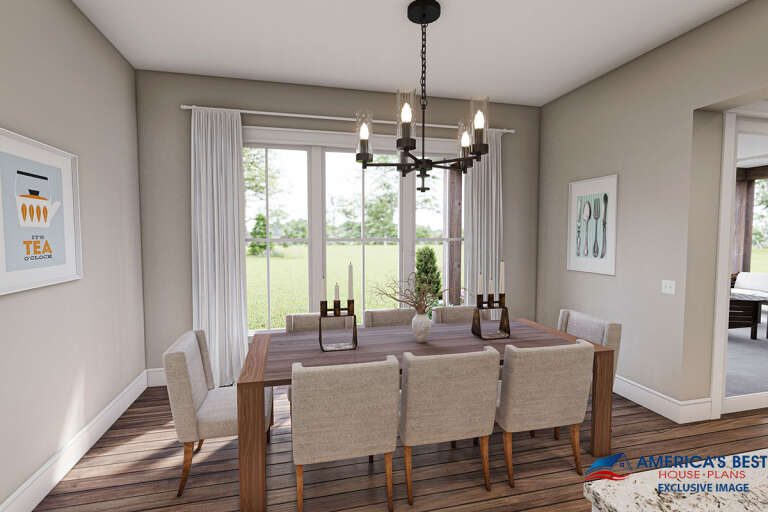 Modern Farmhouse House Plan #041-00250 Additional Photo