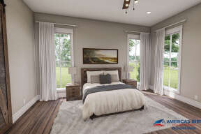 Modern Farmhouse House Plan #041-00250 Additional Photo