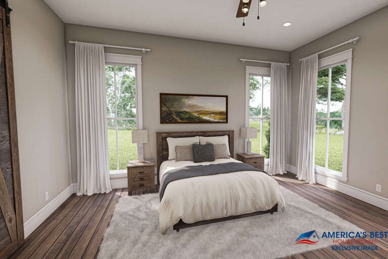 Modern Farmhouse House Plan #041-00250 Additional Photo