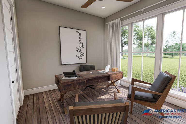 Modern Farmhouse House Plan #041-00250 Additional Photo
