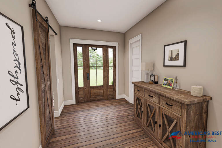 Modern Farmhouse House Plan #041-00250 Additional Photo