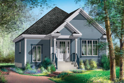 Cottage House Plan #6146-00430 Elevation Photo