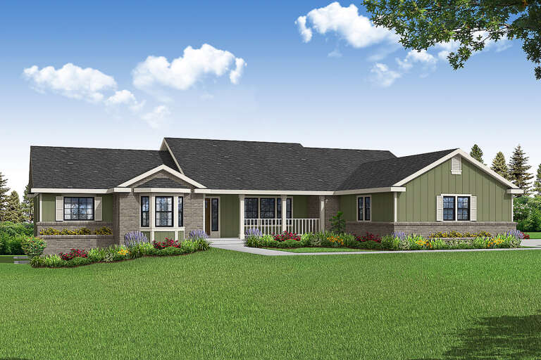 House Plan House Plan #25725 Front Elevation 
