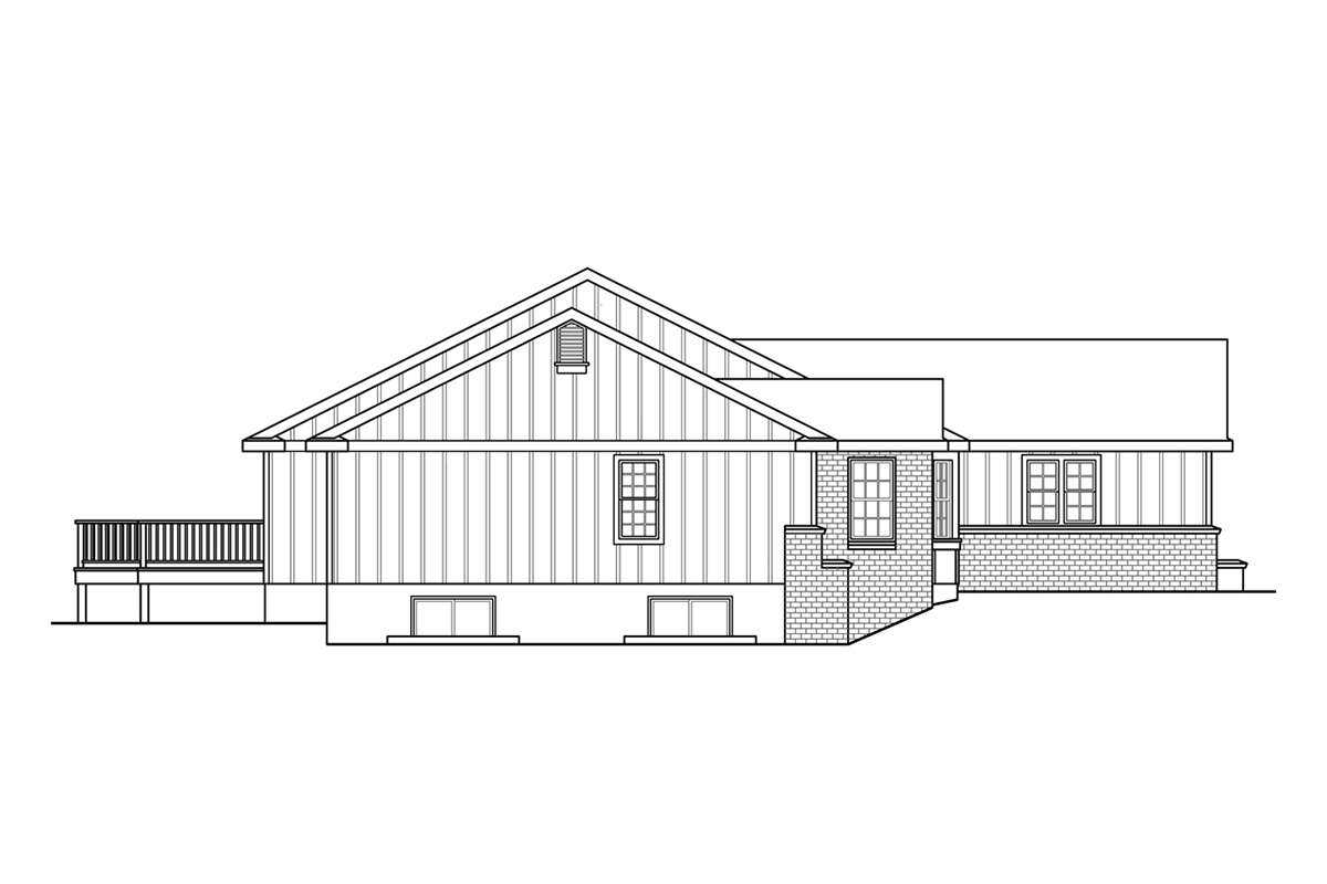 Country House Plan #035-00923 Elevation Photo