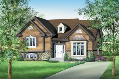 Traditional House Plan #6146-00431 Elevation Photo
