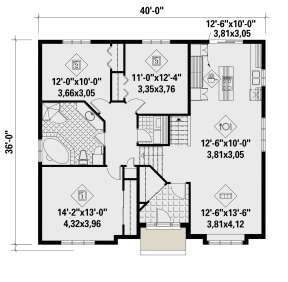 Main Floor for House Plan #6146-00431