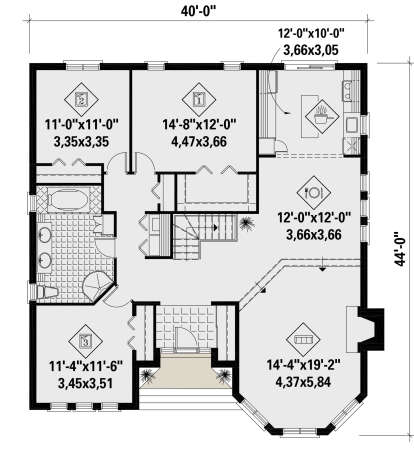 House Plan House Plan #25731 Drawing 1