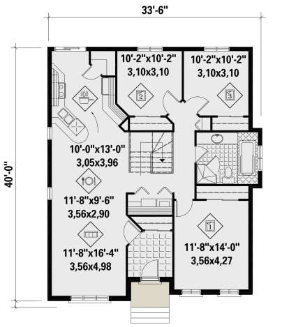 House Plan House Plan #25733 Drawing 1