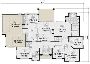 Main Floor for House Plan #6146-00437