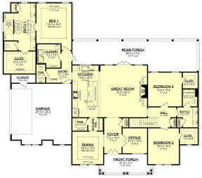 Main Floor for House Plan #041-00251