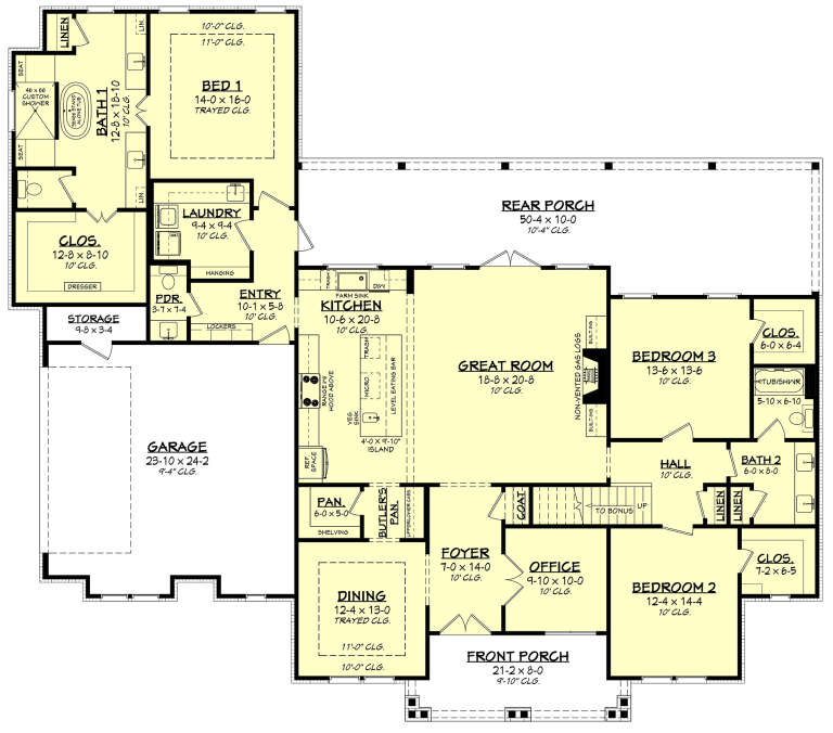 House Plan House Plan #25735 Drawing 1