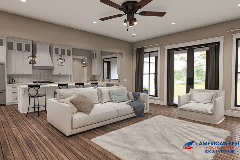 Modern Farmhouse House Plan #041-00251 Additional Photo