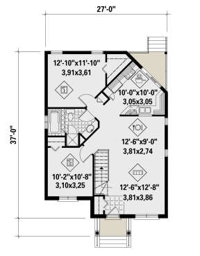 Main Floor for House Plan #6146-00438
