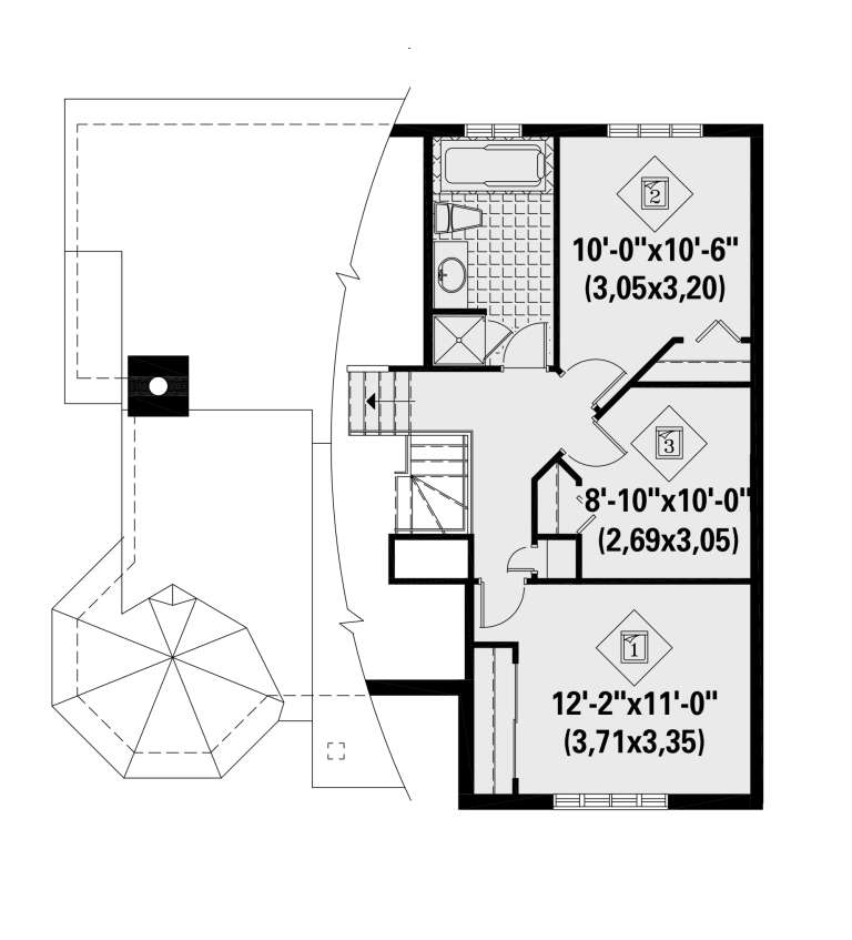 House Plan House Plan #25738 Drawing 2