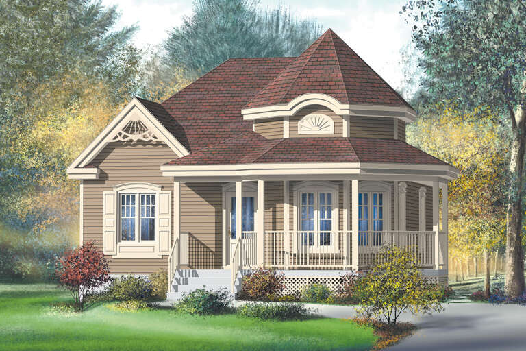 House Plan House Plan #25739 Front Elevation 