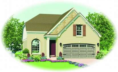 3 Bed, 2 Bath, 1889 Square Foot House Plan - #053-00295