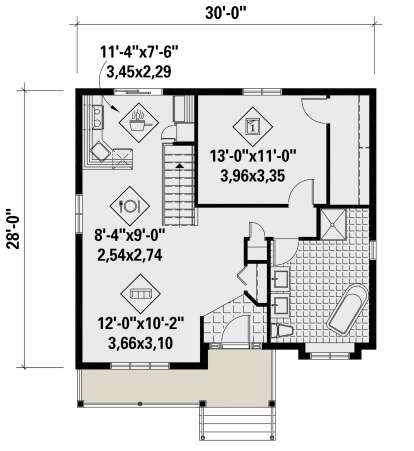 House Plan House Plan #25741 Drawing 1