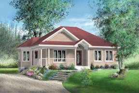 Cottage House Plan #6146-00445 Elevation Photo