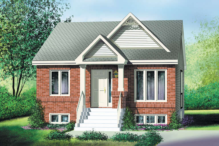 Cottage House Plan #6146-00446 Elevation Photo
