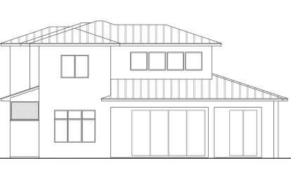 Contemporary House Plan #5565-00060 Elevation Photo