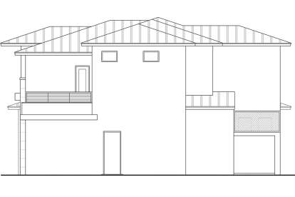 Contemporary House Plan #5565-00060 Elevation Photo