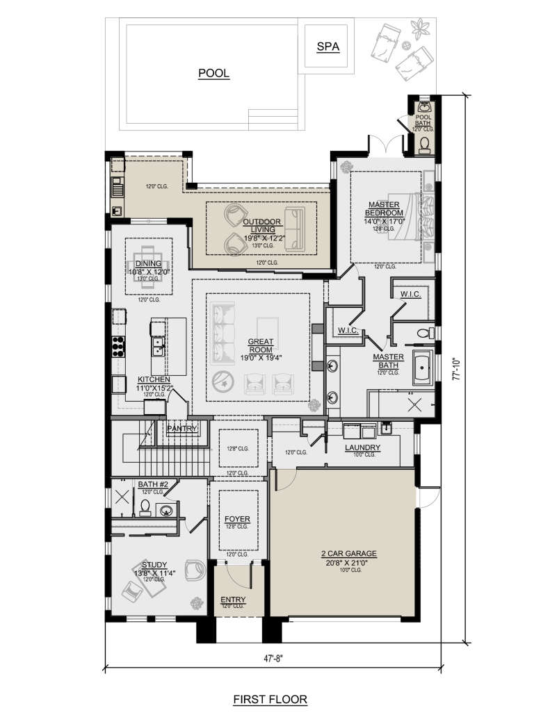 House Plan House Plan #25747 Drawing 1