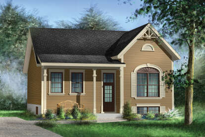 House Plan House Plan #25748 Front Elevation 