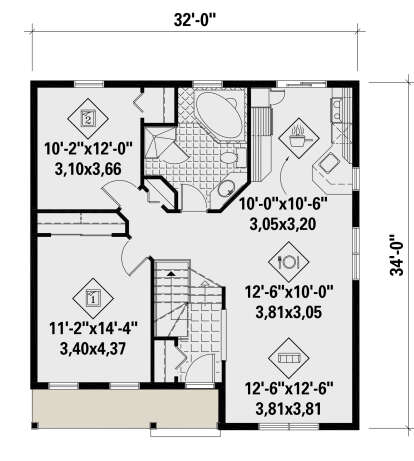House Plan House Plan #25748 Drawing 1