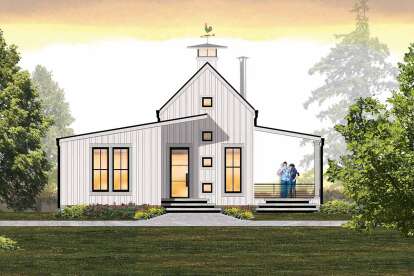 Modern Farmhouse House Plan #8504-00174 Elevation Photo