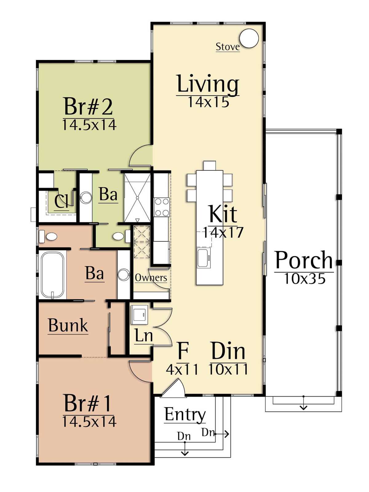Main Floor for House Plan #8504-00174