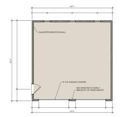 Detached Garage for House Plan #8504-00174