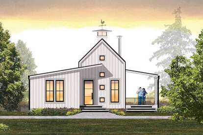 2 Bed, 2 Bath, 1534 Square Foot House Plan - #8504-00175