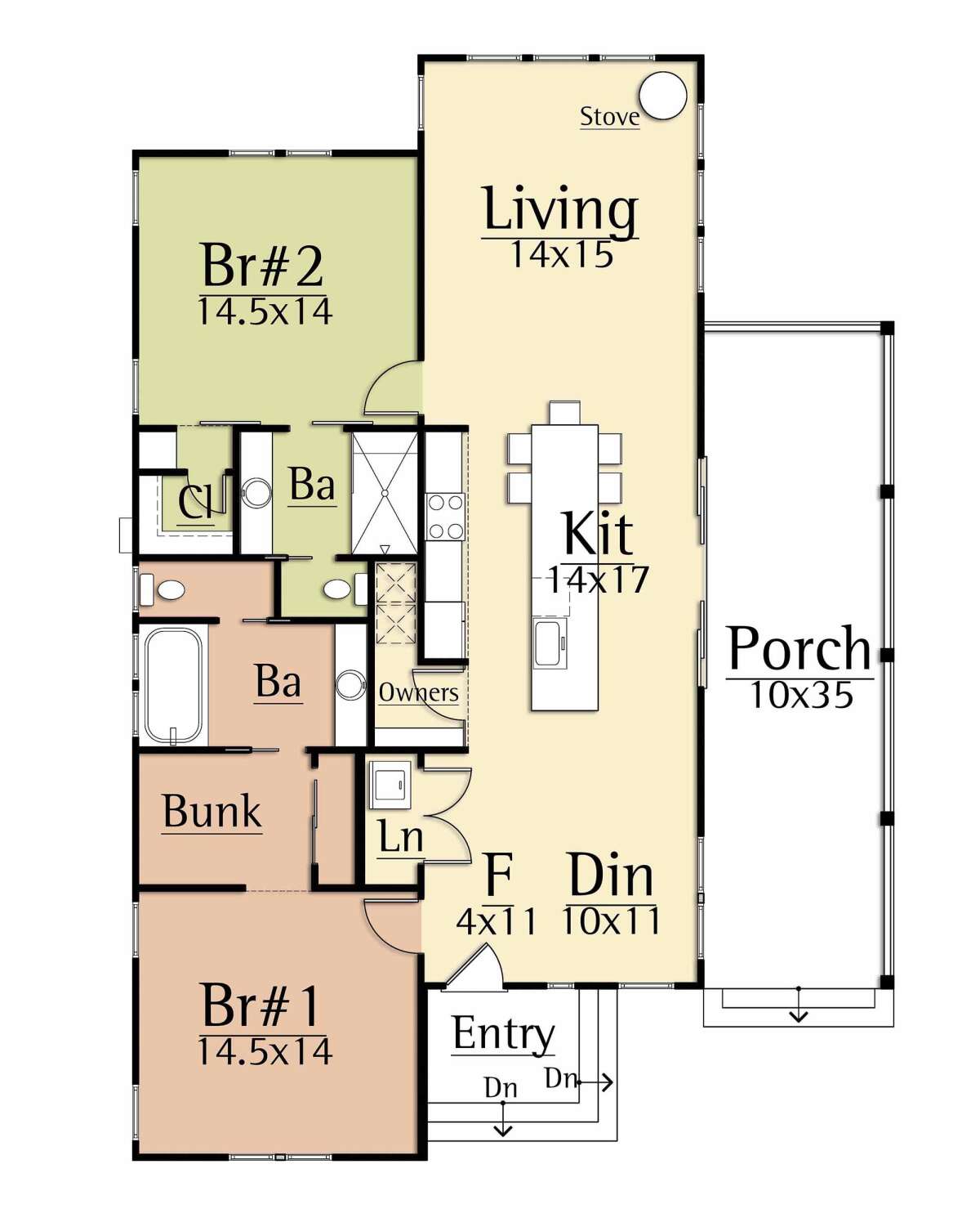 Main Floor for House Plan #8504-00175