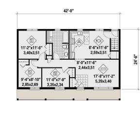 Main Floor for House Plan #6146-00450