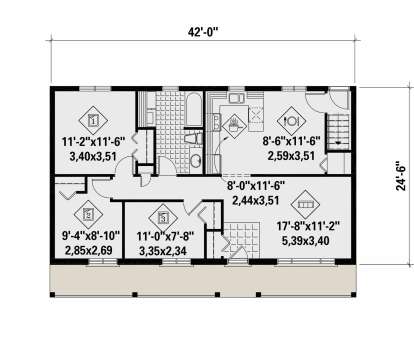 House Plan House Plan #25752 Drawing 1