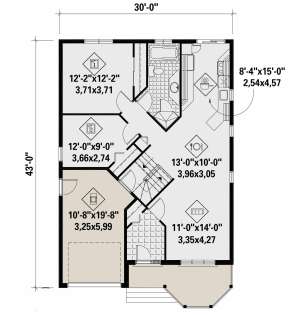 Main Floor for House Plan #6146-00451