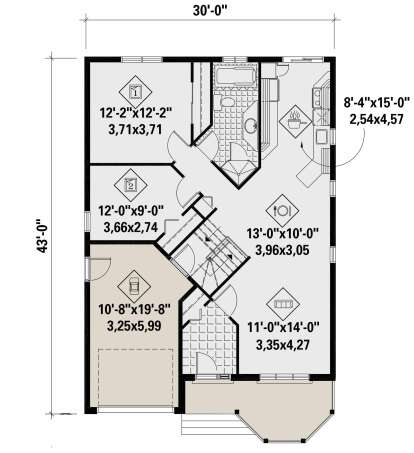 House Plan House Plan #25753 Drawing 1