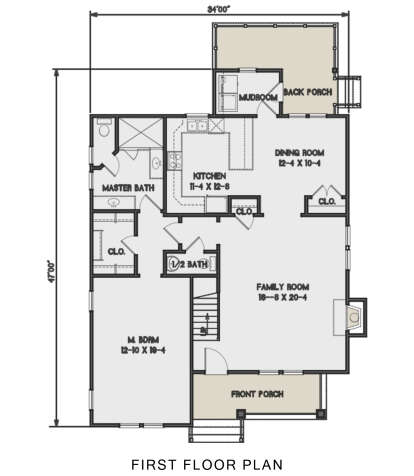 Main Floor for House Plan #4351-00018