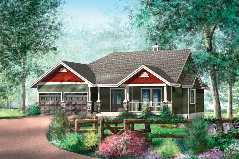 House Plan House Plan #25757 Front Elevation 