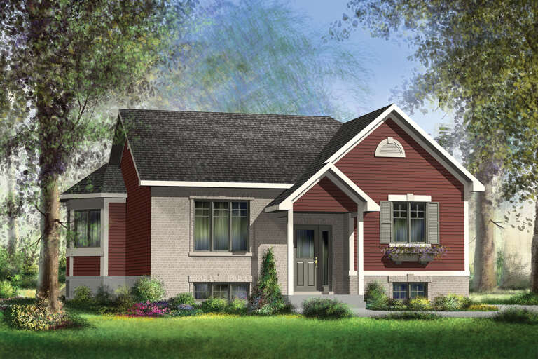 House Plan House Plan #25758 Front Elevation 