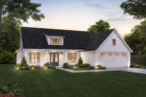 Modern Farmhouse House Plan #4534-00062 Elevation Photo