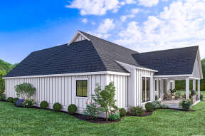 Modern Farmhouse House Plan #4534-00062 Elevation Photo