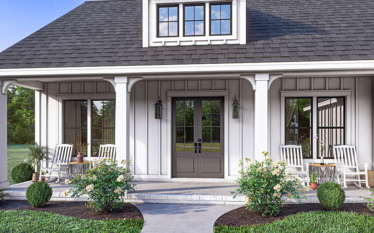 Modern Farmhouse House Plan #4534-00062 Elevation Photo