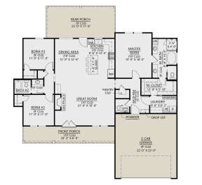 Main Floor for House Plan #4534-00062