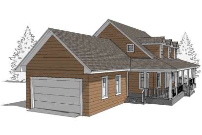 Traditional House Plan #028-00059 Elevation Photo