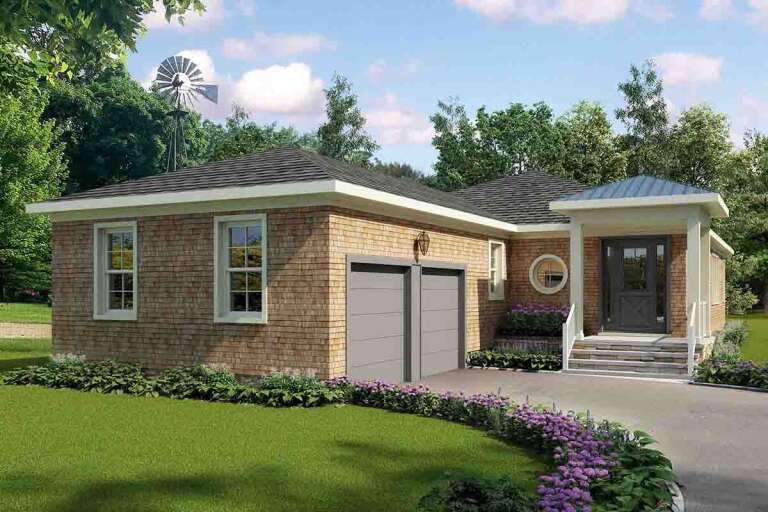 Traditional House Plan #4351-00020 Elevation Photo