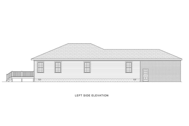Traditional House Plan #4351-00020 Elevation Photo