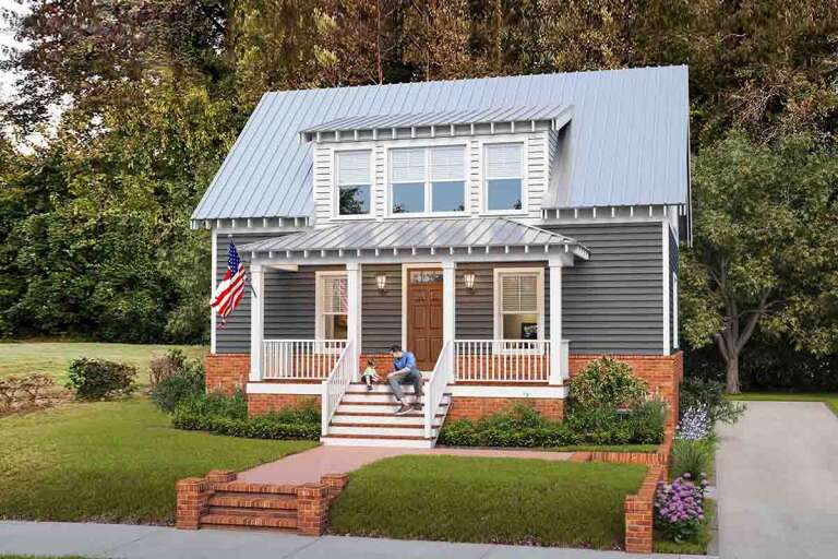 House Plan House Plan #25761 Front Elevation 