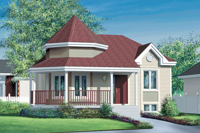 House Plan House Plan #25763 Front Elevation 