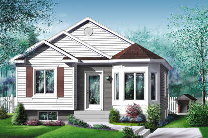 House Plan House Plan #25764 Front Elevation 
